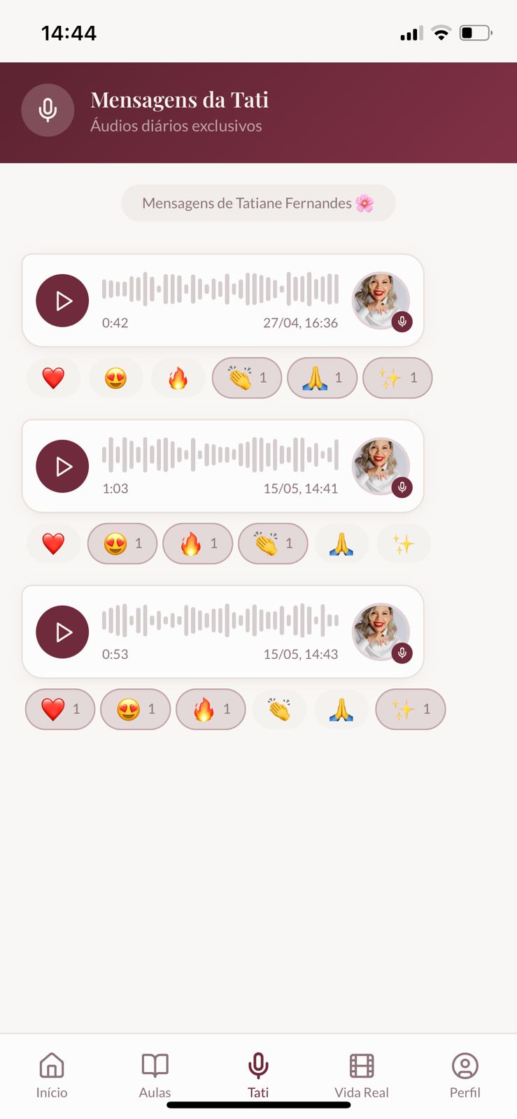 Tela do app TF Academy 4
